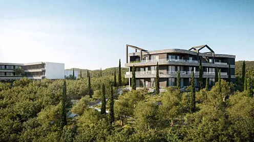 Seafront land with 5-star hotel project in Krašići — 15,995 m²